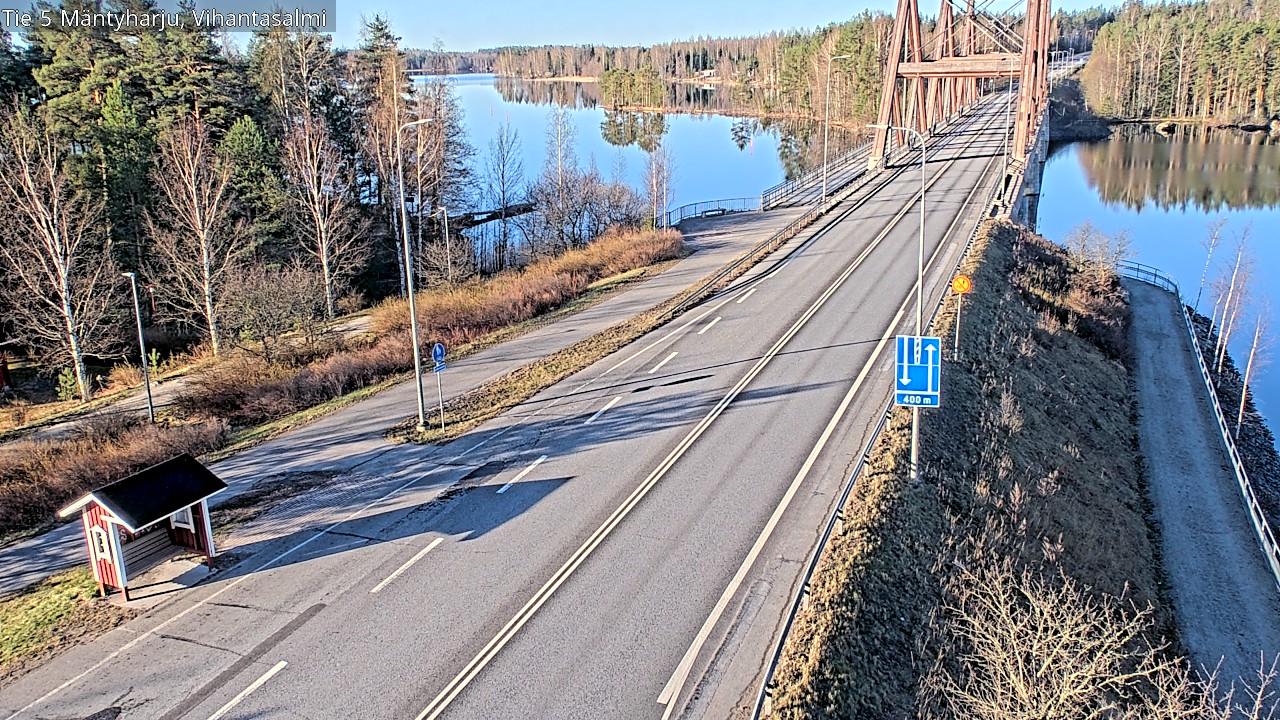 Weather Camera Image Road 5 Mäntyharju, Vihantasalm, Mäntyharju, Etelä-Savo