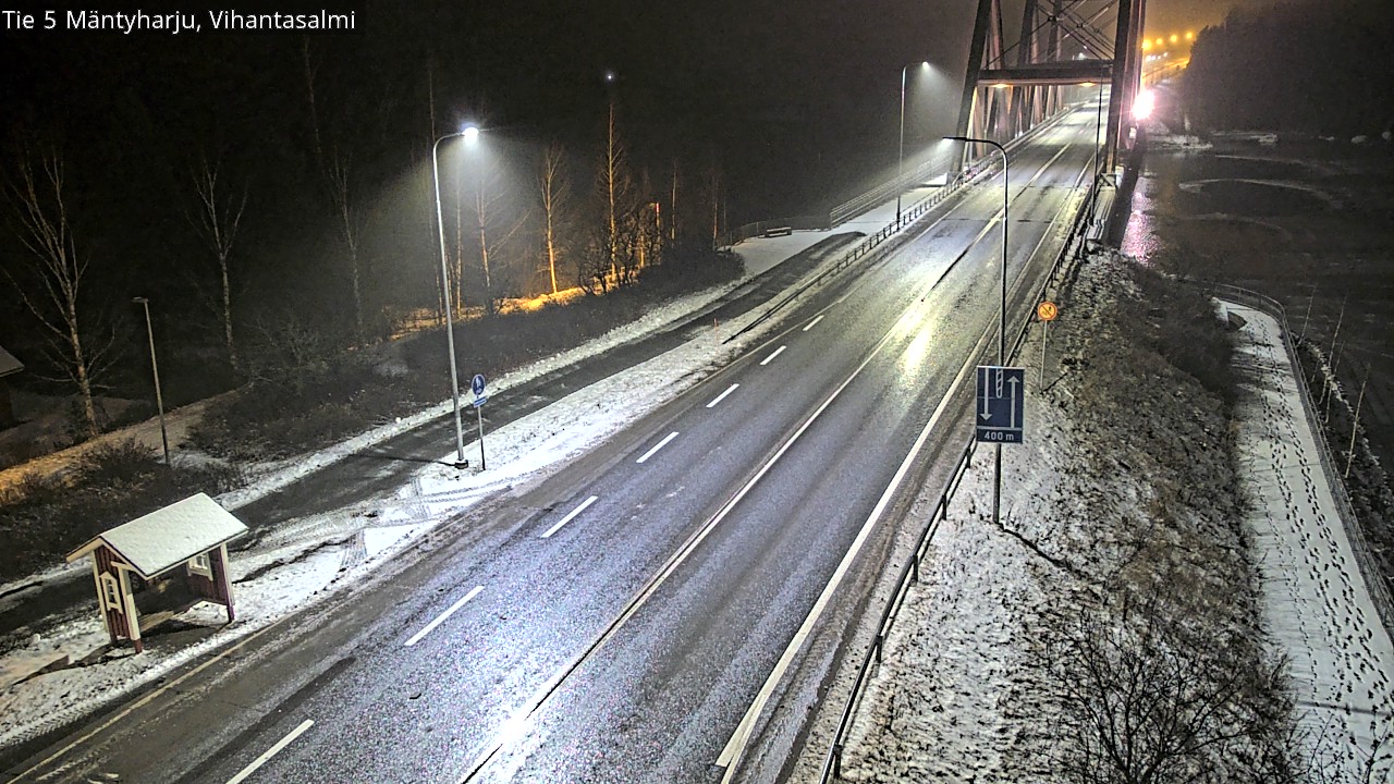 Weather Camera Image Road 5 Mäntyharju, Vihantasalm, Mäntyharju, Etelä-Savo