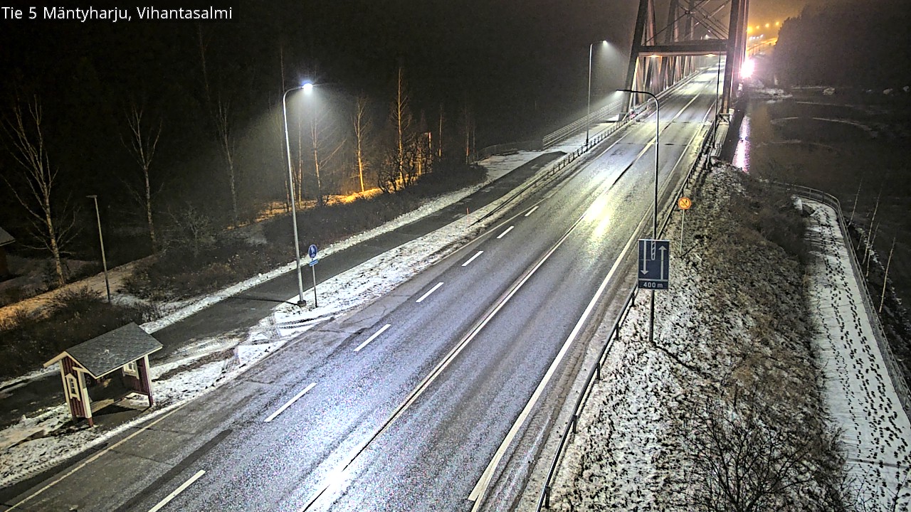 Weather Camera Image Road 5 Mäntyharju, Vihantasalm, Mäntyharju, Etelä-Savo
