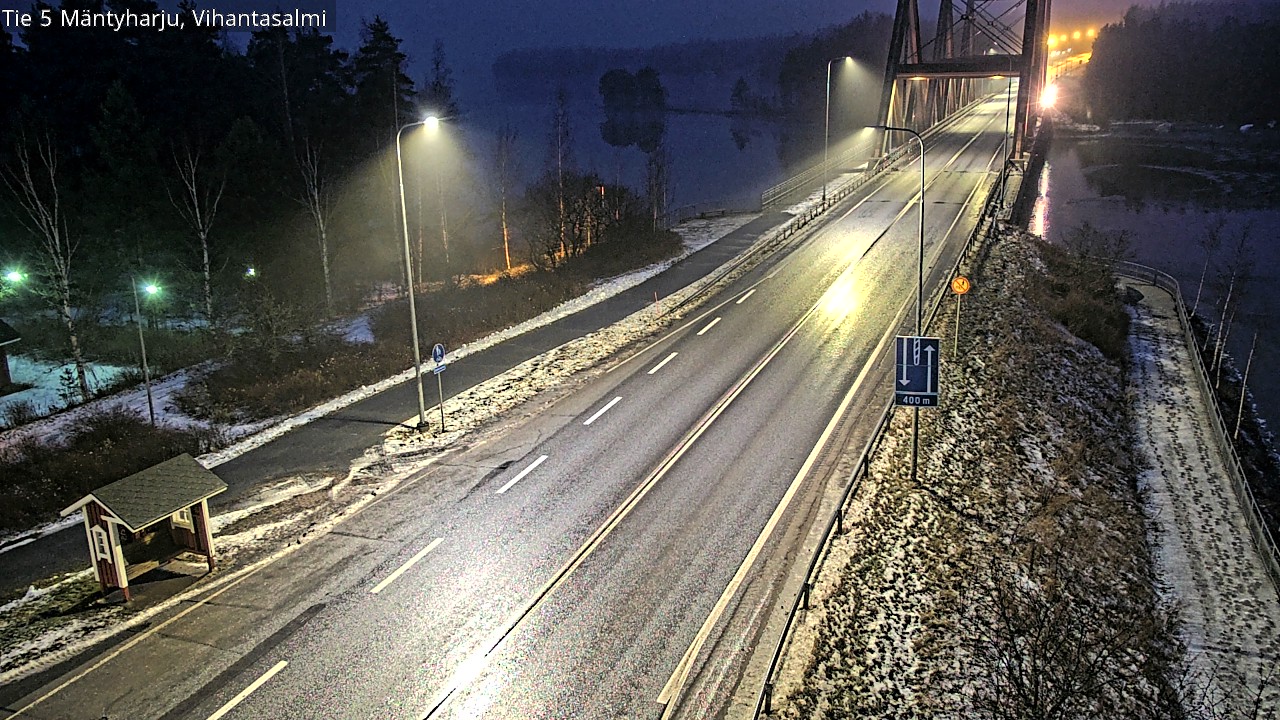 Weather Camera Image Road 5 Mäntyharju, Vihantasalm, Mäntyharju, Etelä-Savo