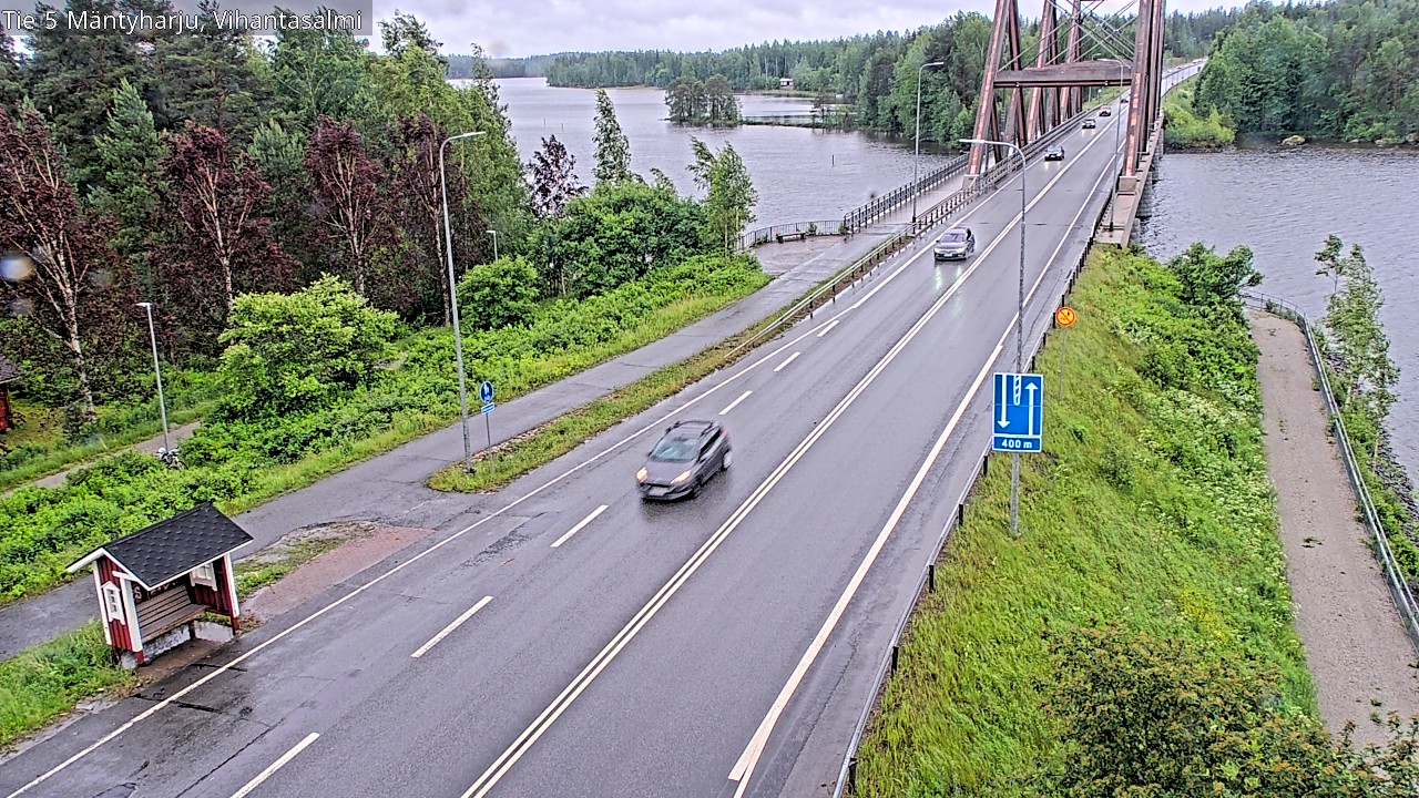 Weather Camera Image Road 5 Mäntyharju, Vihantasalm, Mäntyharju, Etelä-Savo