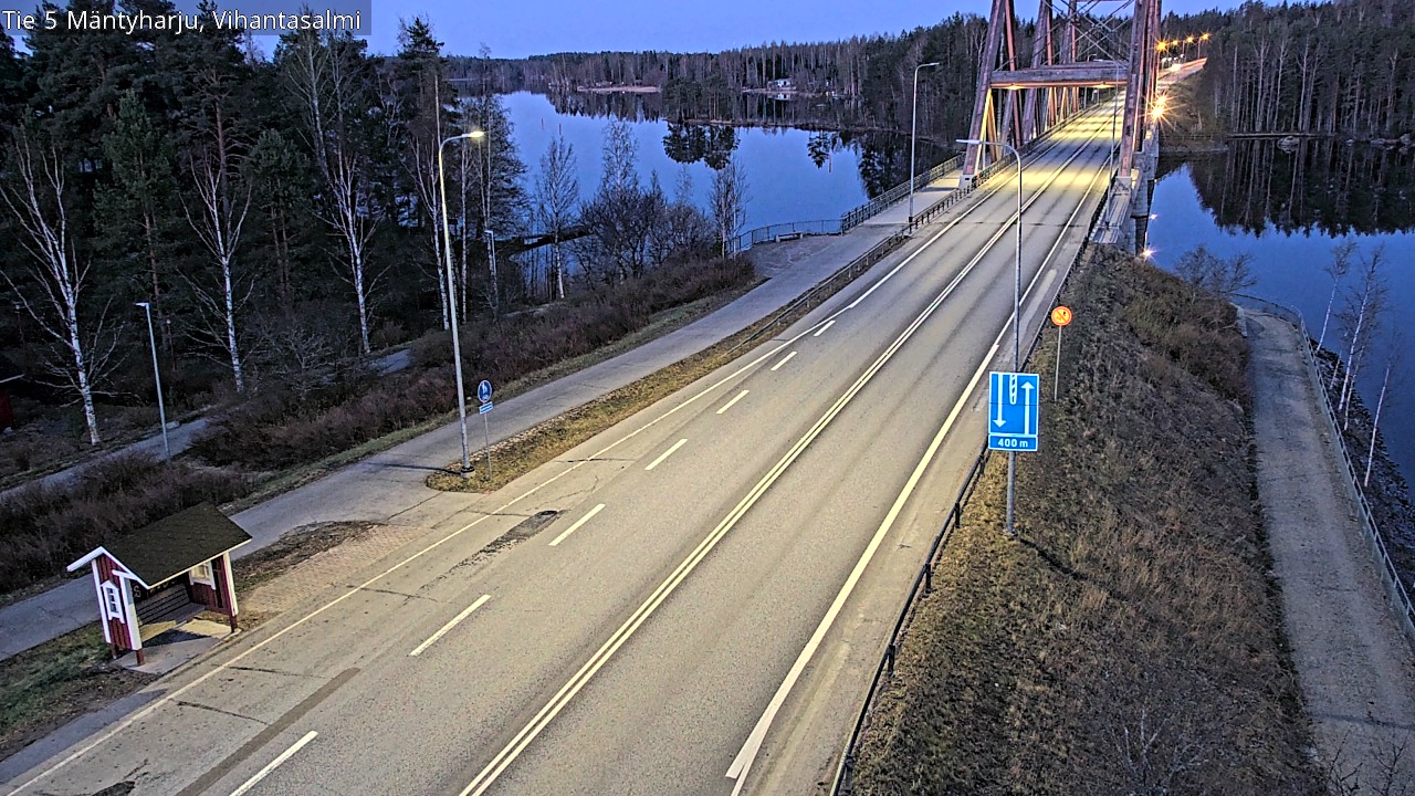 Weather Camera Image Road 5 Mäntyharju, Vihantasalm, Mäntyharju, Etelä-Savo