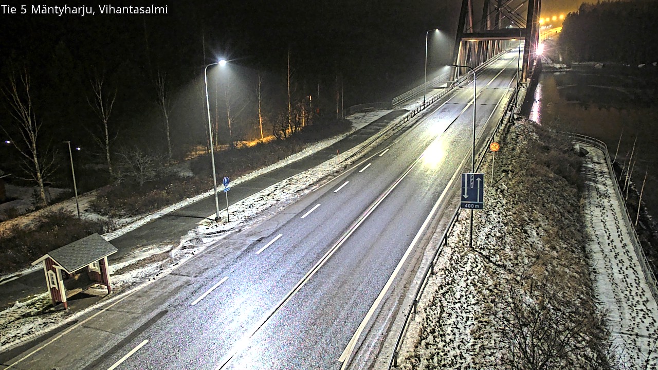 Weather Camera Image Road 5 Mäntyharju, Vihantasalm, Mäntyharju, Etelä-Savo