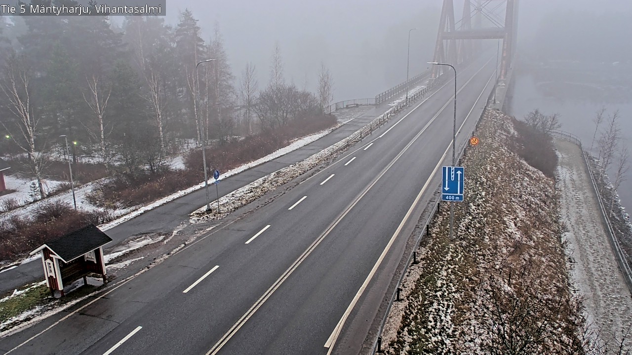Weather Camera Image Road 5 Mäntyharju, Vihantasalm, Mäntyharju, Etelä-Savo