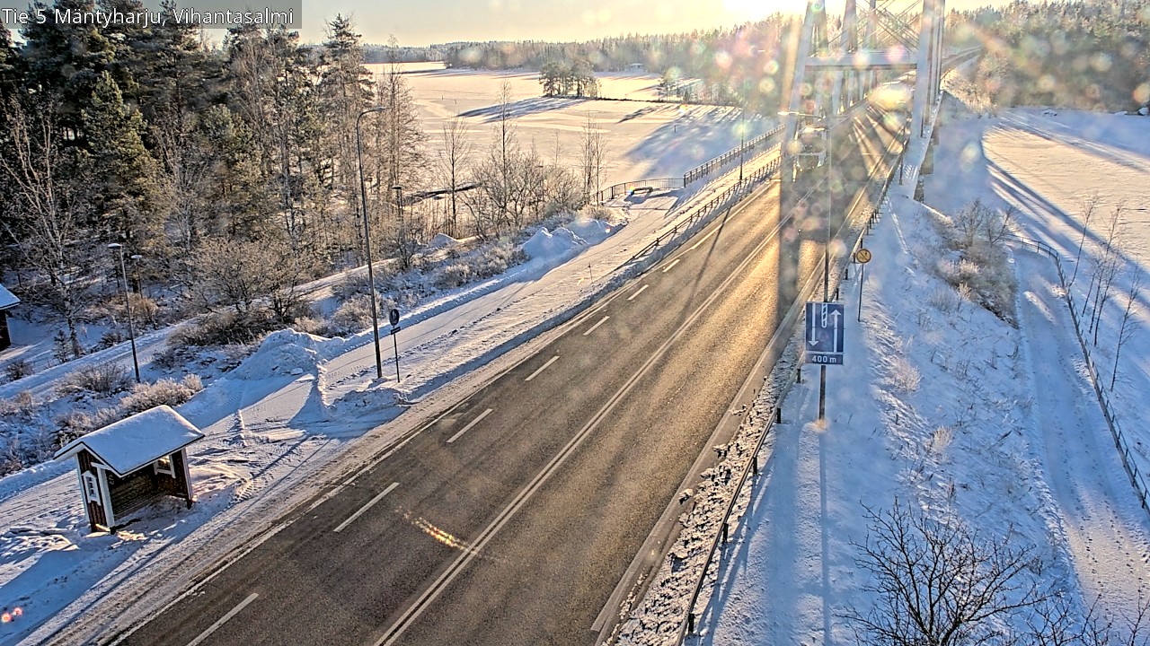 Weather Camera Image Road 5 Mäntyharju, Vihantasalm, Mäntyharju, Etelä-Savo
