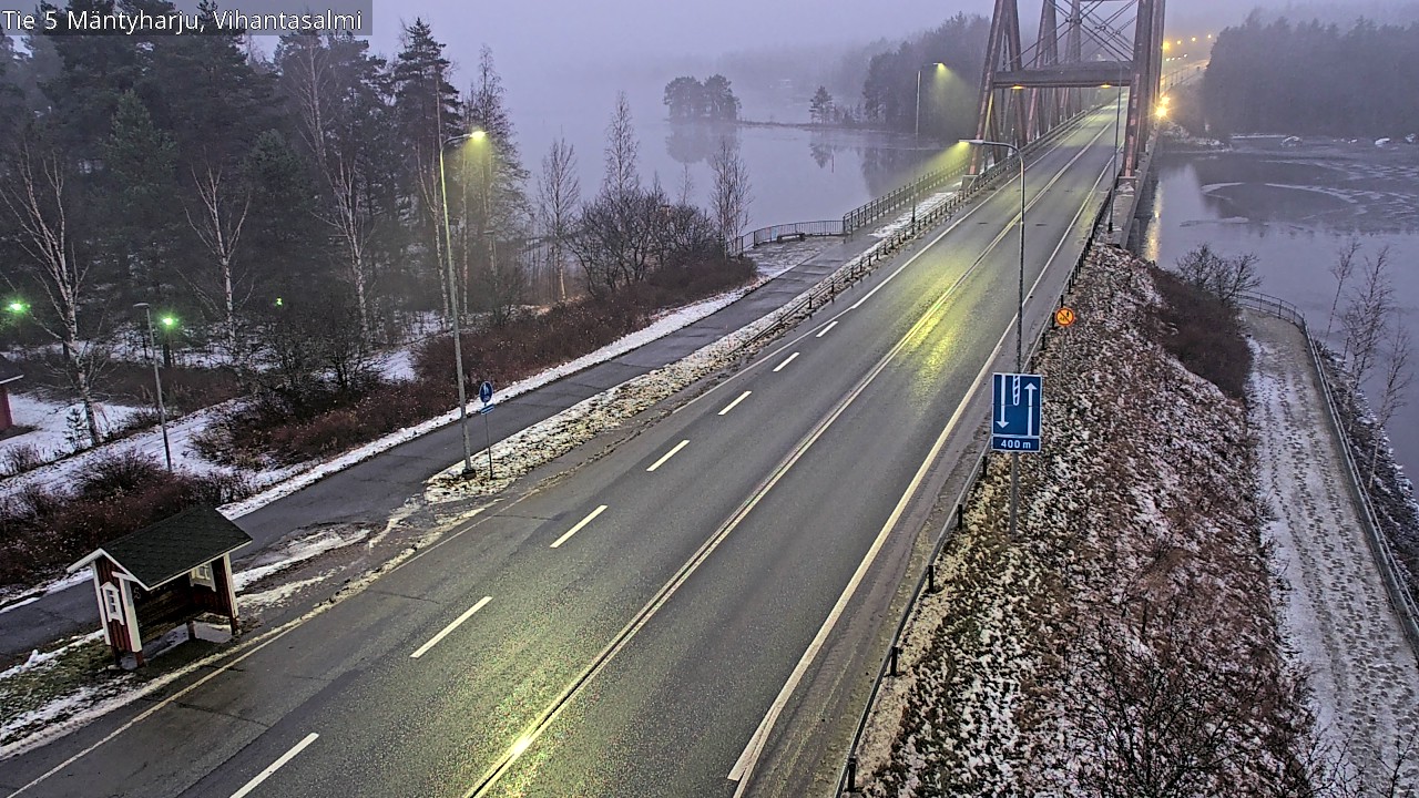 Weather Camera Image Road 5 Mäntyharju, Vihantasalm, Mäntyharju, Etelä-Savo