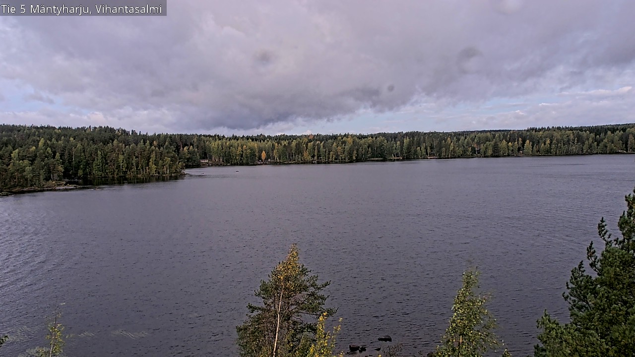 Weather Camera Image Väg 5 Mäntyharju, Vihantasal, Mäntyharju, Etelä-Savo