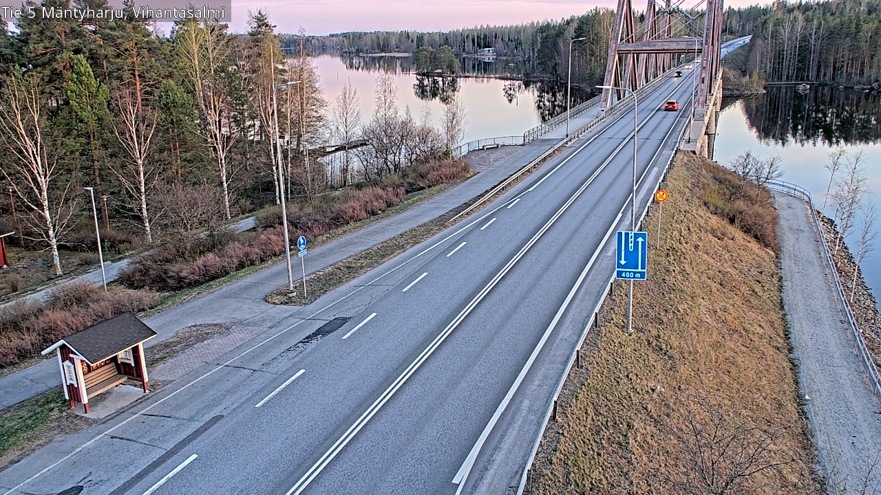 Weather Camera Image Road 5 Mäntyharju, Vihantasalm, Mäntyharju, Etelä-Savo
