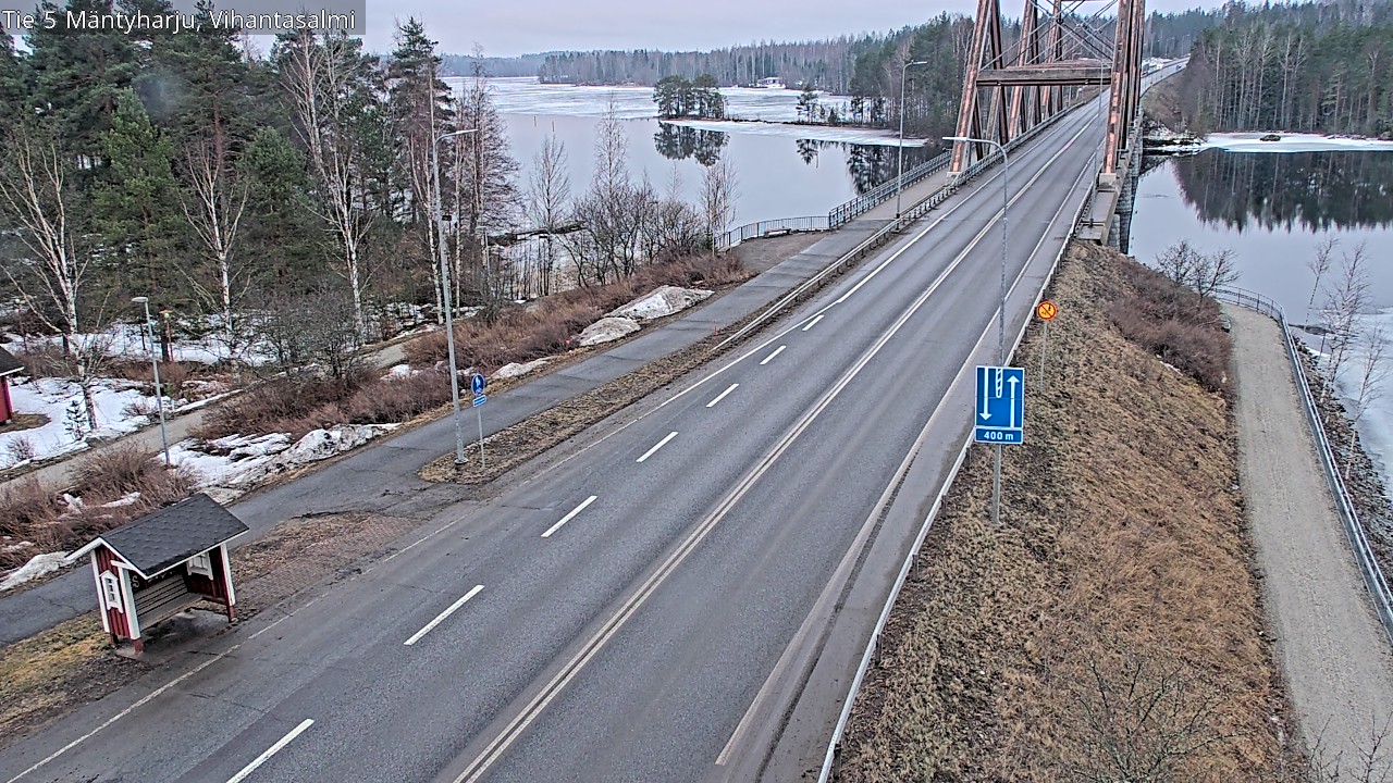 Weather Camera Image Road 5 Mäntyharju, Vihantasalm, Mäntyharju, Etelä-Savo