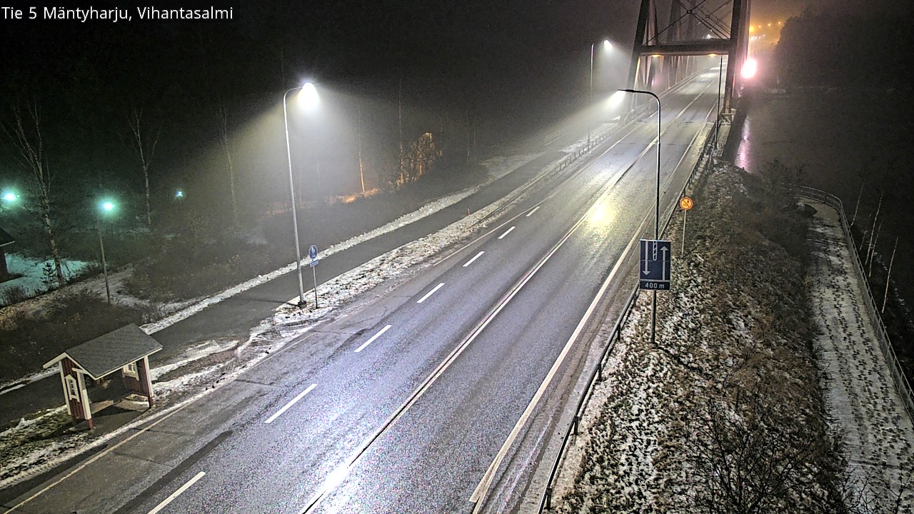 Weather Camera Image Road 5 Mäntyharju, Vihantasalm, Mäntyharju, Etelä-Savo