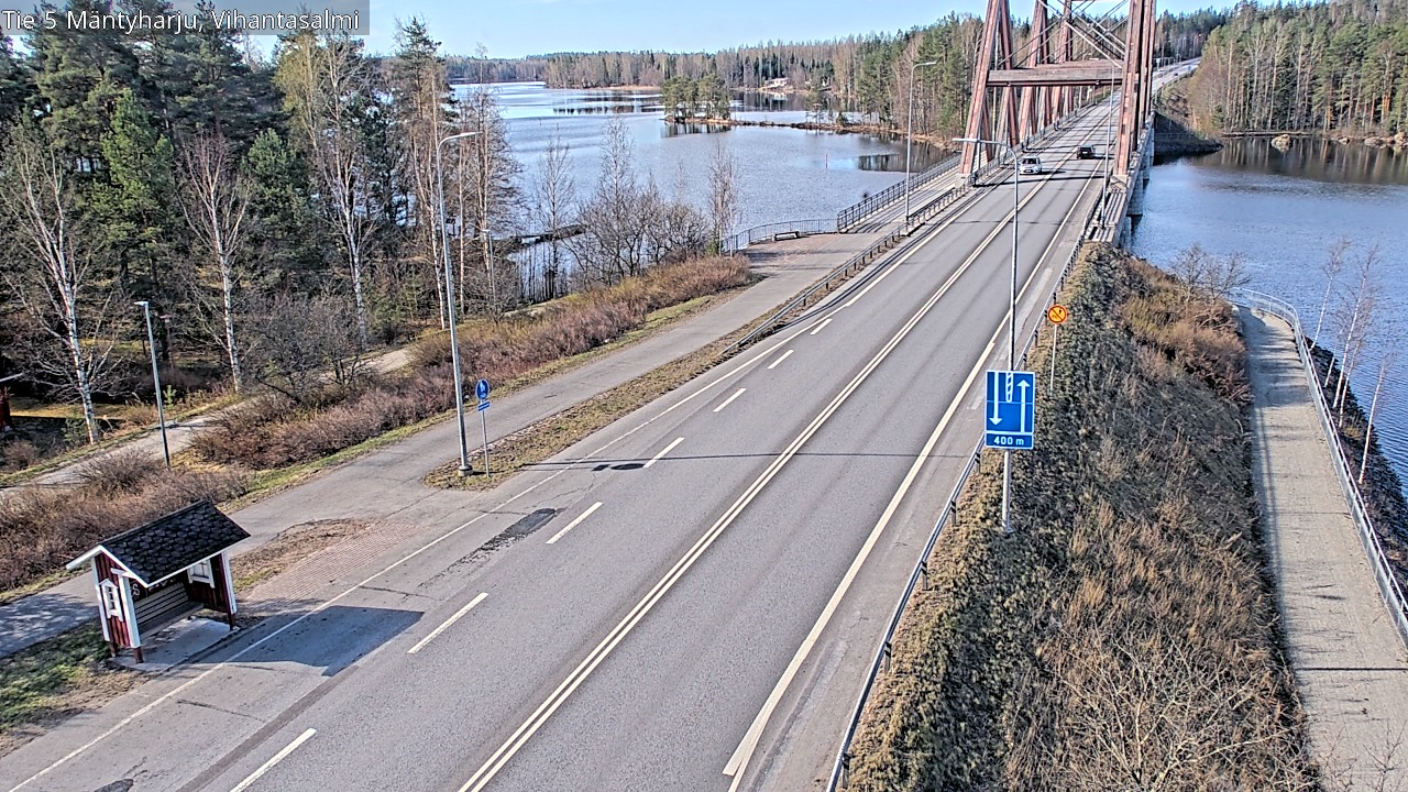 Weather Camera Image Road 5 Mäntyharju, Vihantasalm, Mäntyharju, Etelä-Savo
