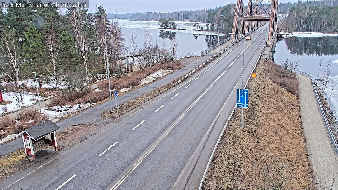 Weather Camera Image Road 5 Mäntyharju, Vihantasalm, Mäntyharju, Etelä-Savo