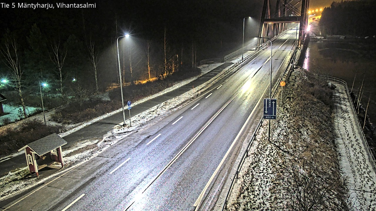 Weather Camera Image Road 5 Mäntyharju, Vihantasalm, Mäntyharju, Etelä-Savo