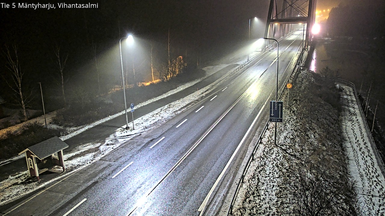 Weather Camera Image Road 5 Mäntyharju, Vihantasalm, Mäntyharju, Etelä-Savo