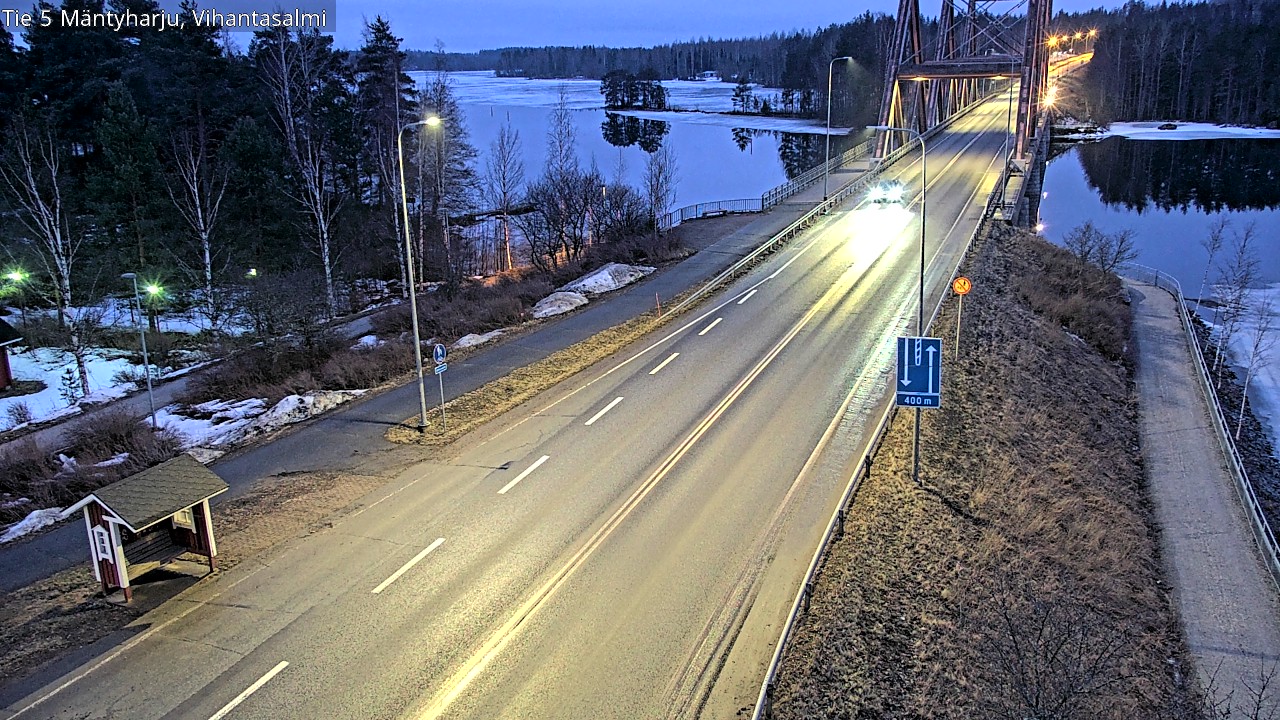 Weather Camera Image Road 5 Mäntyharju, Vihantasalm, Mäntyharju, Etelä-Savo