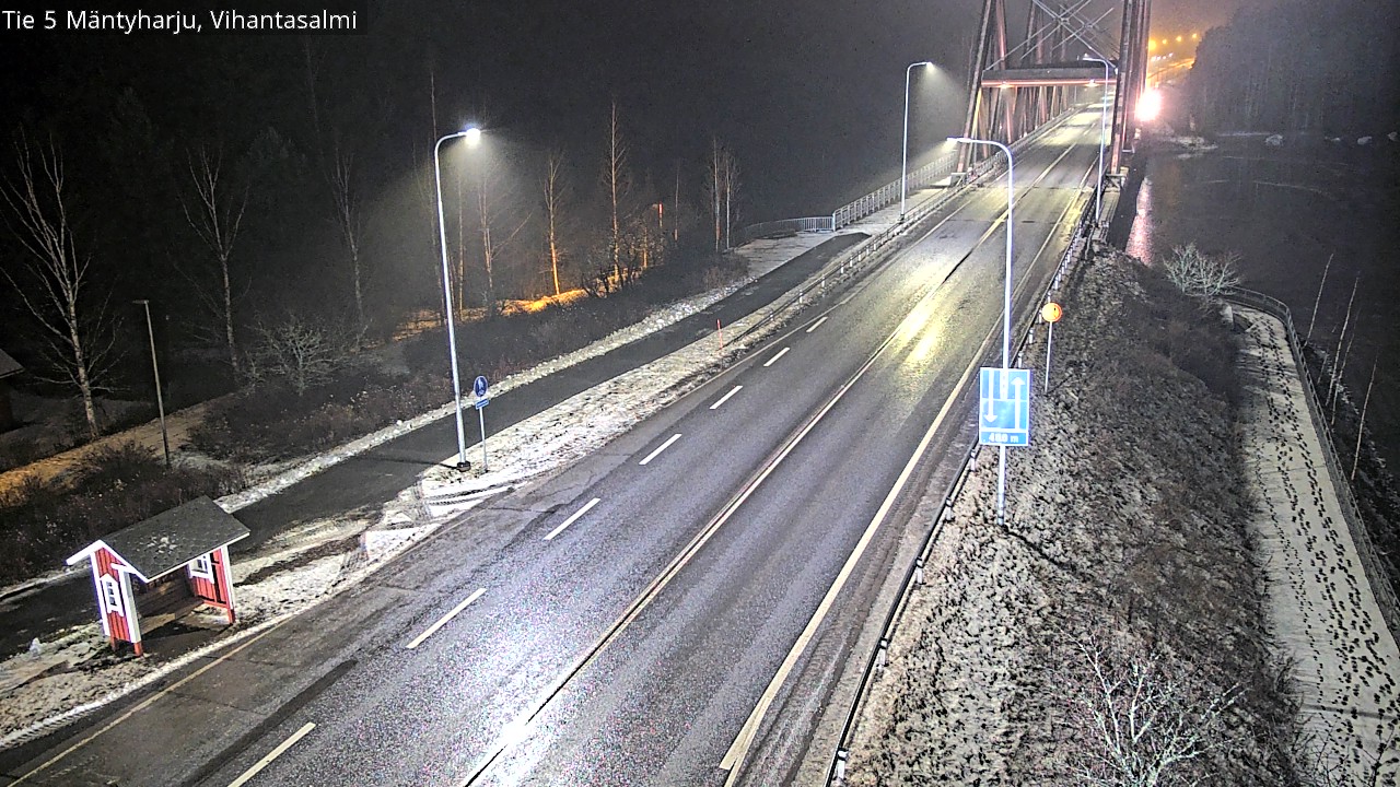 Weather Camera Image Road 5 Mäntyharju, Vihantasalm, Mäntyharju, Etelä-Savo