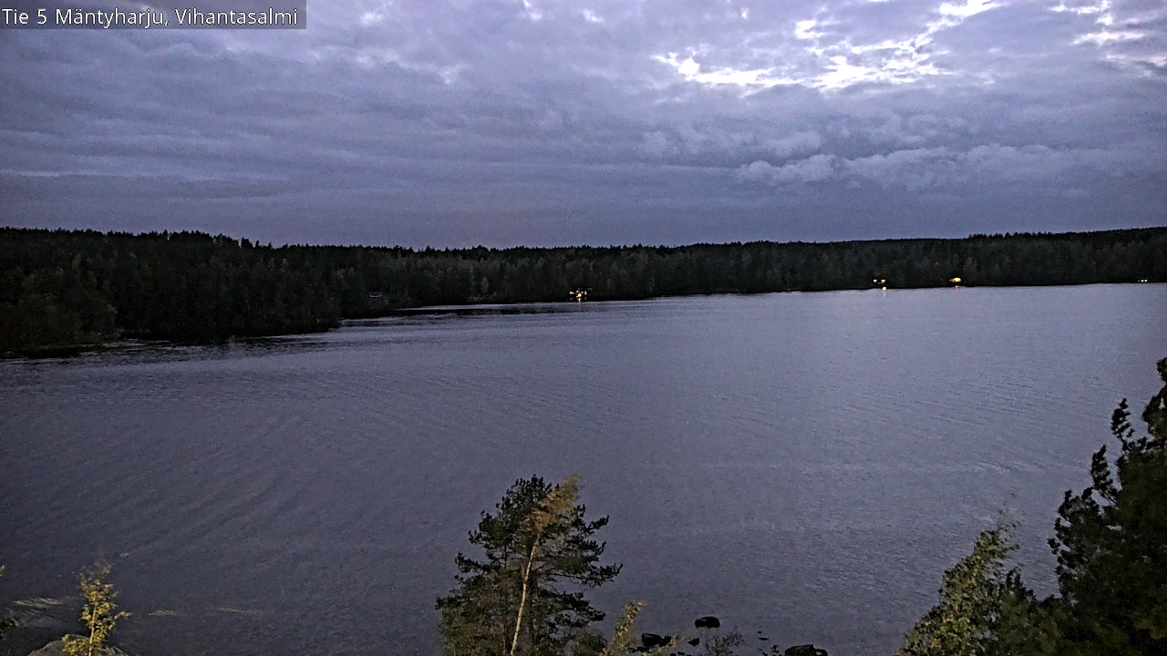 Weather Camera Image Väg 5 Mäntyharju, Vihantasal, Mäntyharju, Etelä-Savo