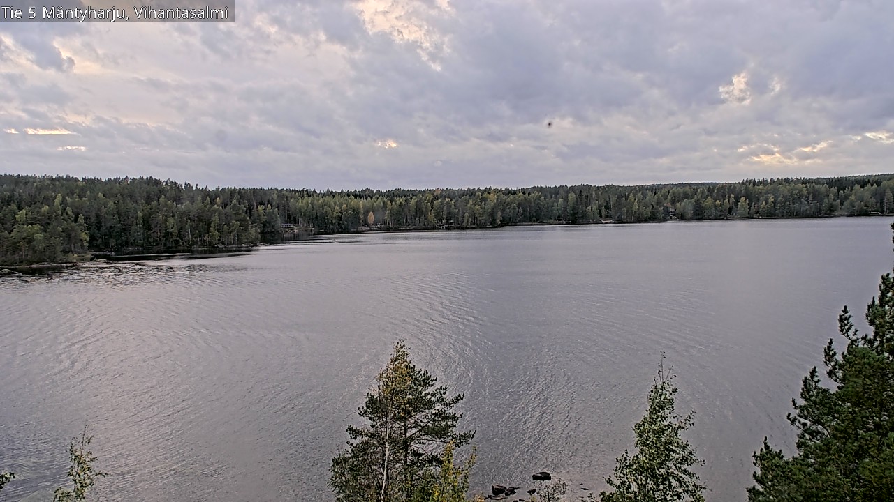 Weather Camera Image Väg 5 Mäntyharju, Vihantasal, Mäntyharju, Etelä-Savo