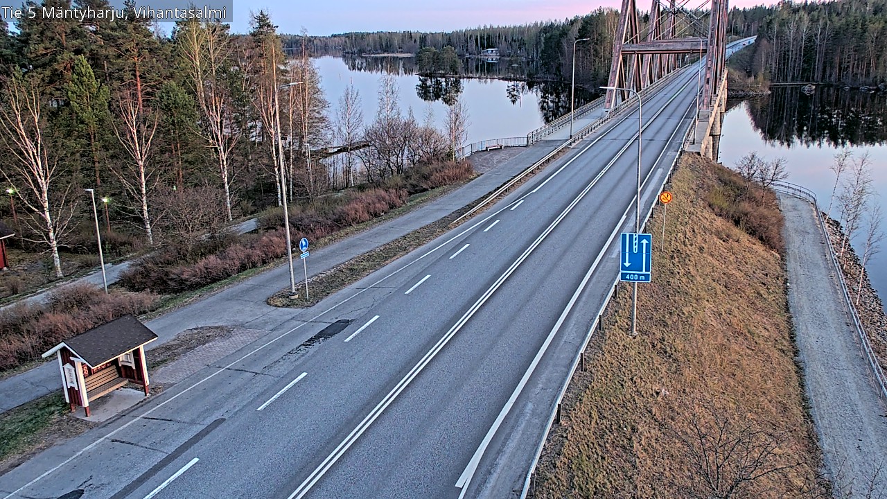 Weather Camera Image Road 5 Mäntyharju, Vihantasalm, Mäntyharju, Etelä-Savo