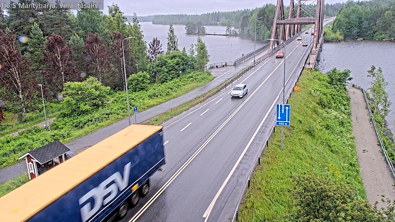 Weather Camera Image Road 5 Mäntyharju, Vihantasalm, Mäntyharju, Etelä-Savo