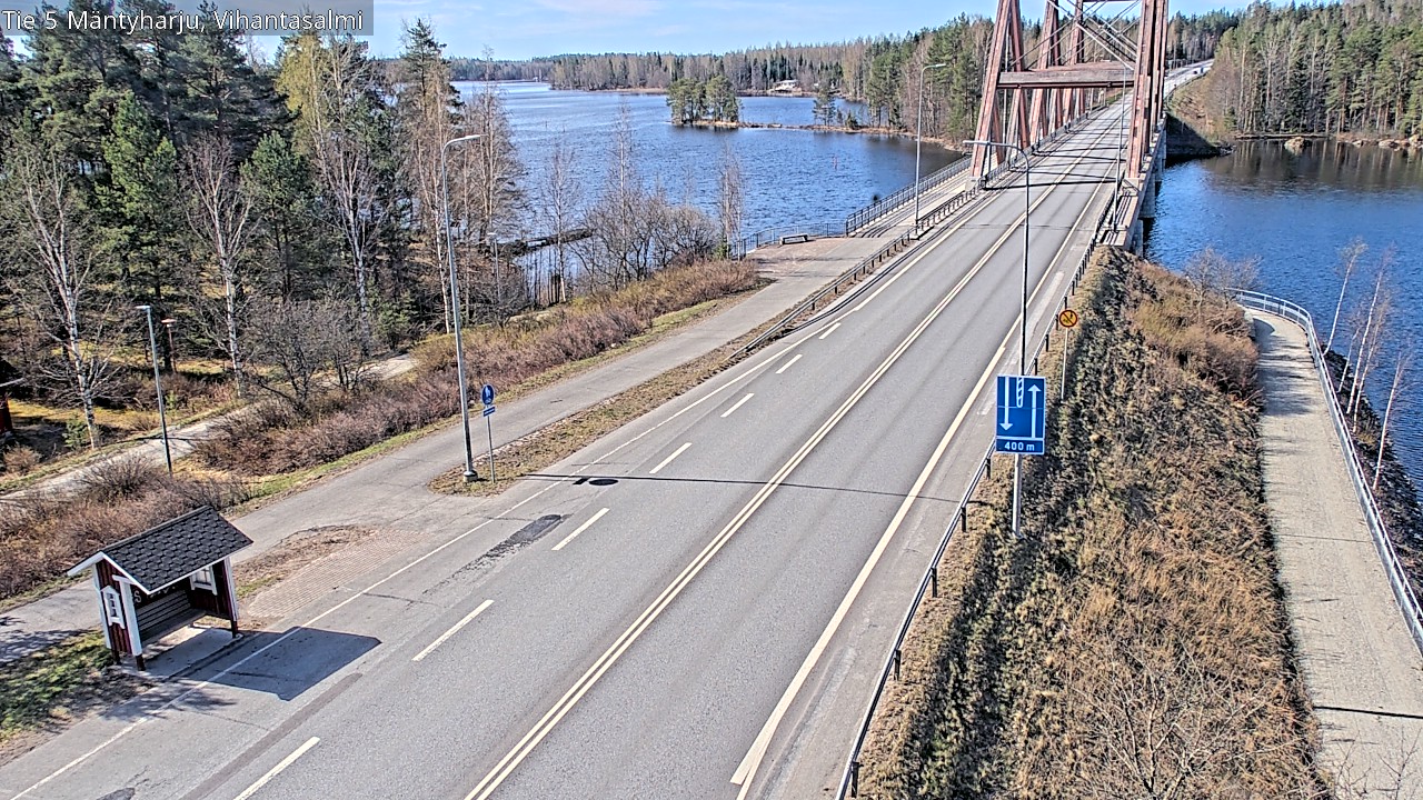 Weather Camera Image Road 5 Mäntyharju, Vihantasalm, Mäntyharju, Etelä-Savo