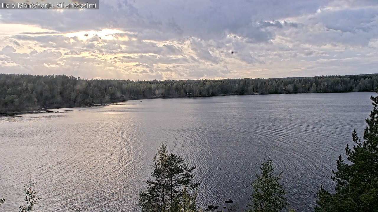 Weather Camera Image Väg 5 Mäntyharju, Vihantasal, Mäntyharju, Etelä-Savo