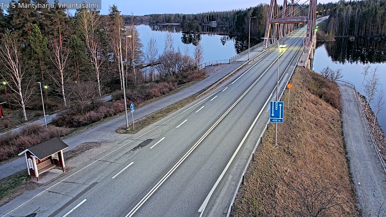Weather Camera Image Road 5 Mäntyharju, Vihantasalm, Mäntyharju, Etelä-Savo