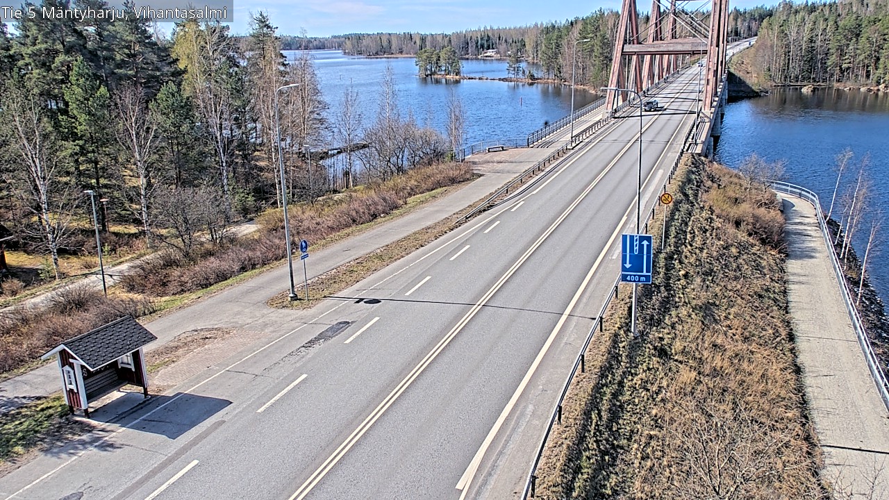 Weather Camera Image Road 5 Mäntyharju, Vihantasalm, Mäntyharju, Etelä-Savo