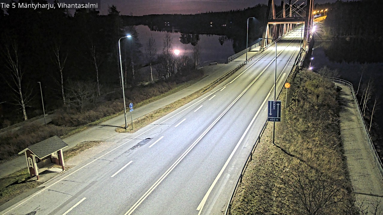 Weather Camera Image Road 5 Mäntyharju, Vihantasalm, Mäntyharju, Etelä-Savo
