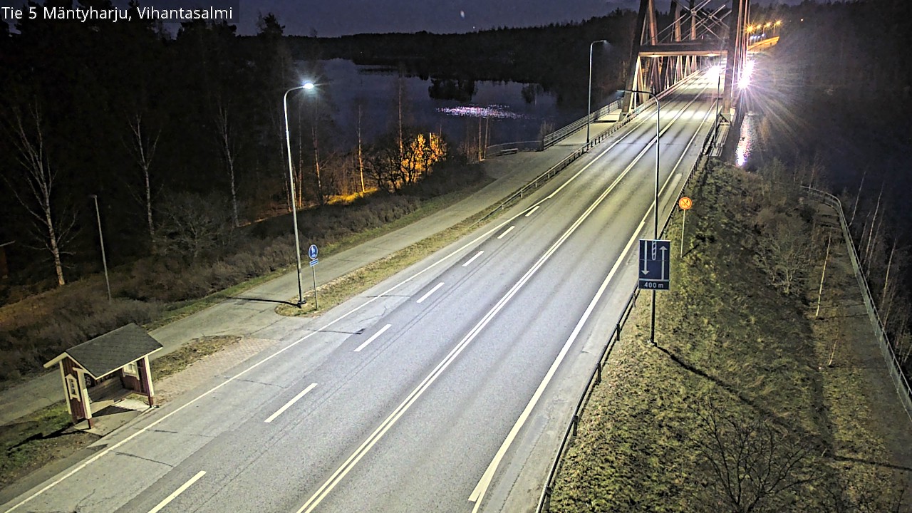 Weather Camera Image Road 5 Mäntyharju, Vihantasalm, Mäntyharju, Etelä-Savo