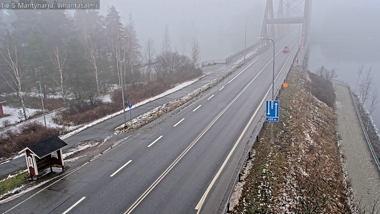 Weather Camera Image Road 5 Mäntyharju, Vihantasalm, Mäntyharju, Etelä-Savo