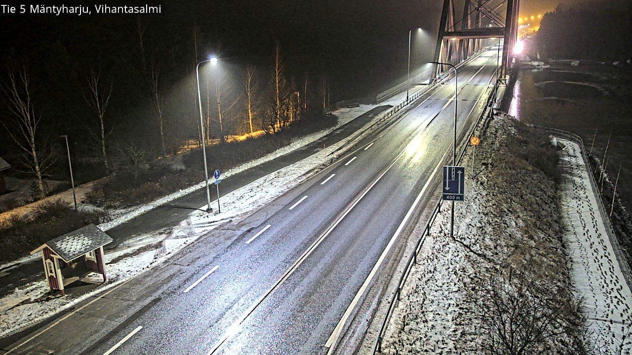 Weather Camera Image Road 5 Mäntyharju, Vihantasalm, Mäntyharju, Etelä-Savo