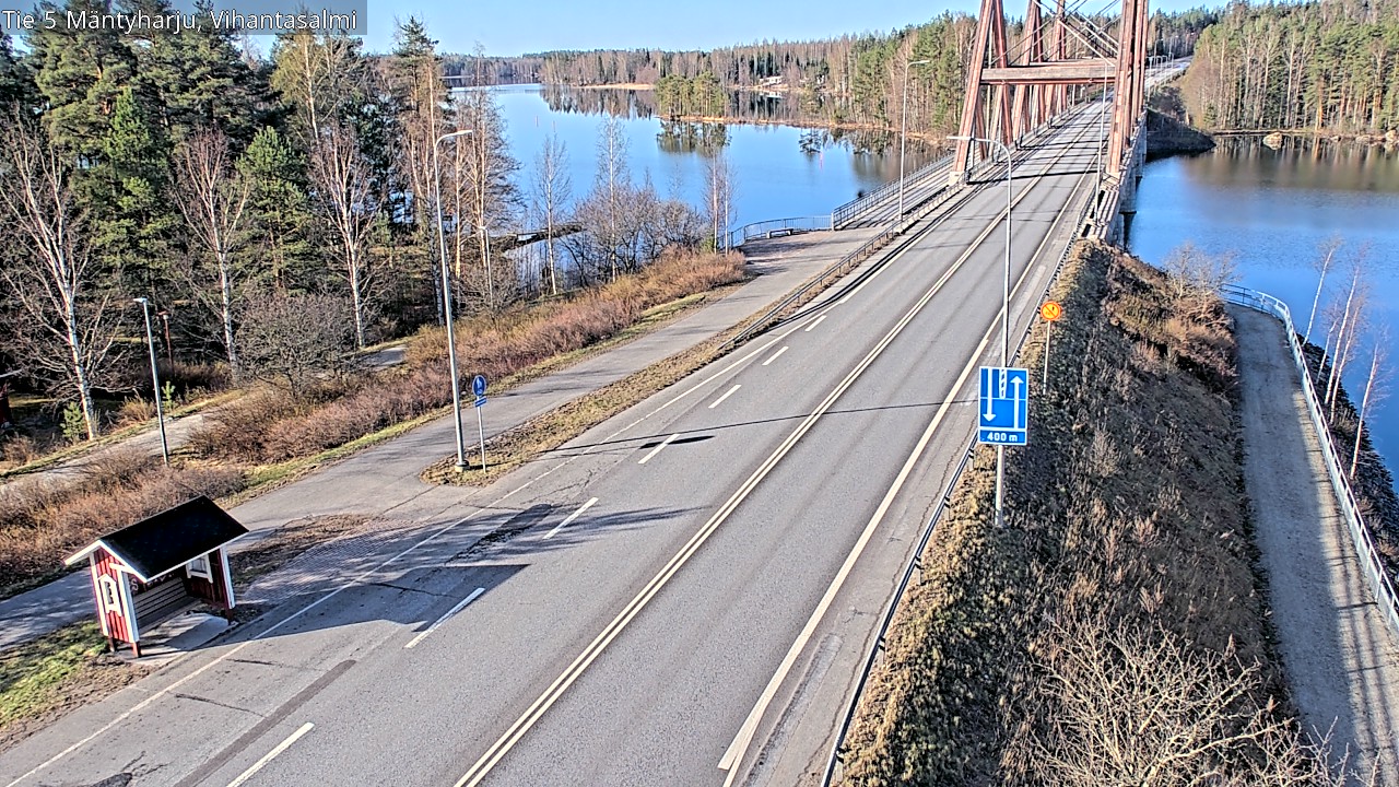Weather Camera Image Road 5 Mäntyharju, Vihantasalm, Mäntyharju, Etelä-Savo