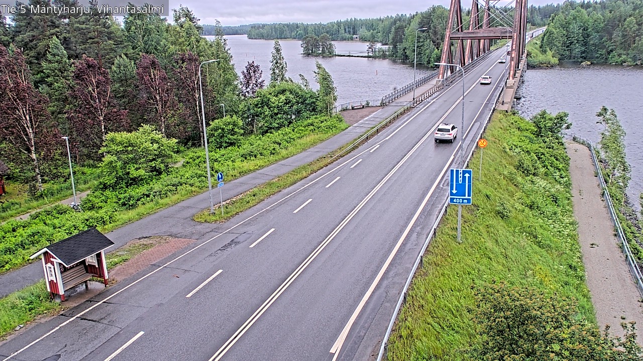 Weather Camera Image Road 5 Mäntyharju, Vihantasalm, Mäntyharju, Etelä-Savo