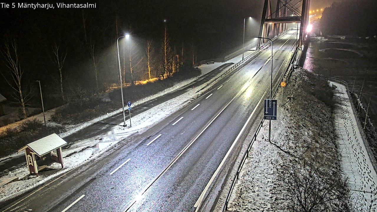 Weather Camera Image Road 5 Mäntyharju, Vihantasalm, Mäntyharju, Etelä-Savo
