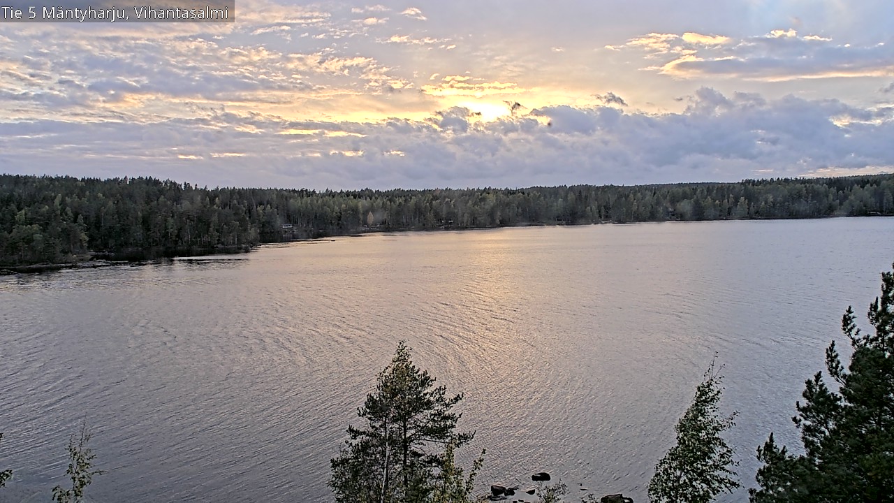 Weather Camera Image Väg 5 Mäntyharju, Vihantasal, Mäntyharju, Etelä-Savo