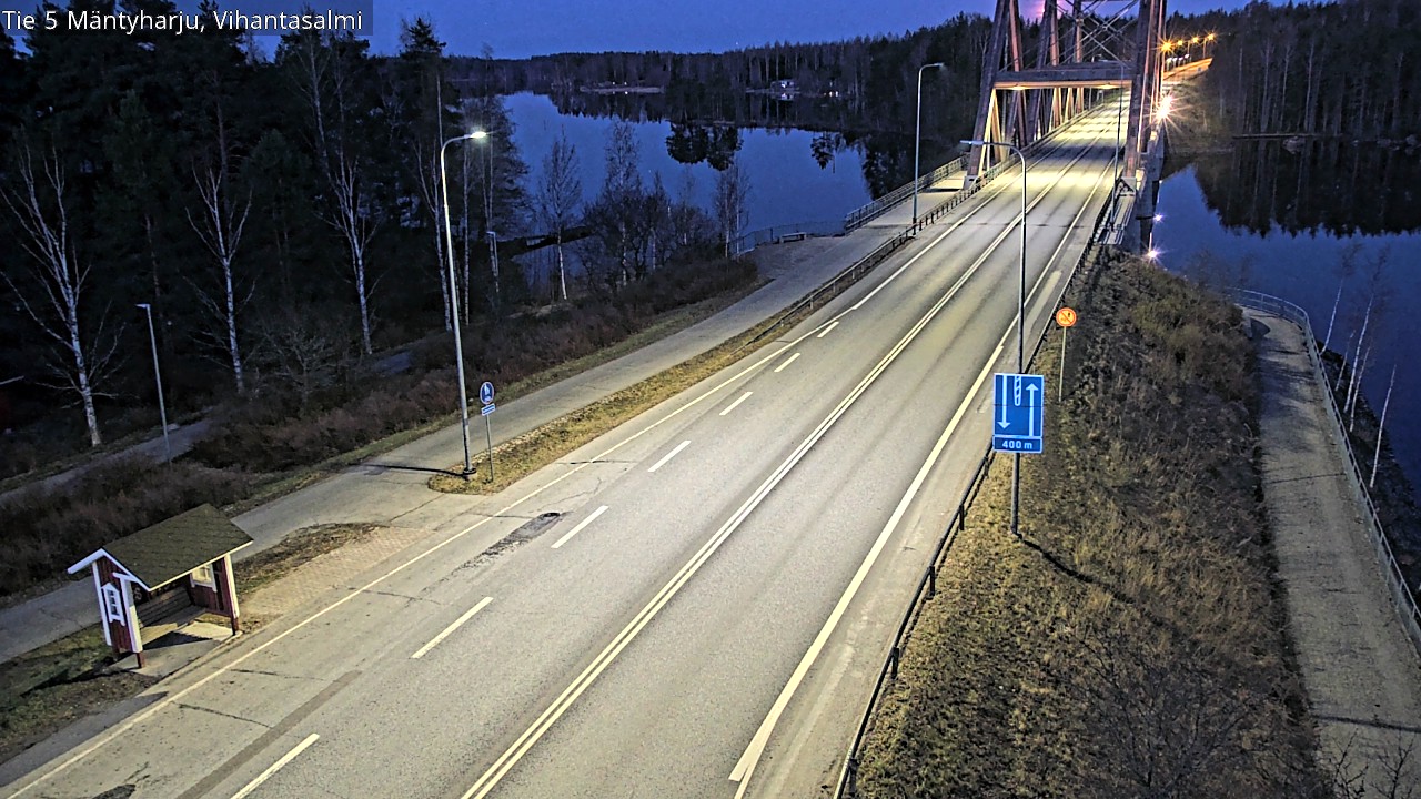 Weather Camera Image Road 5 Mäntyharju, Vihantasalm, Mäntyharju, Etelä-Savo