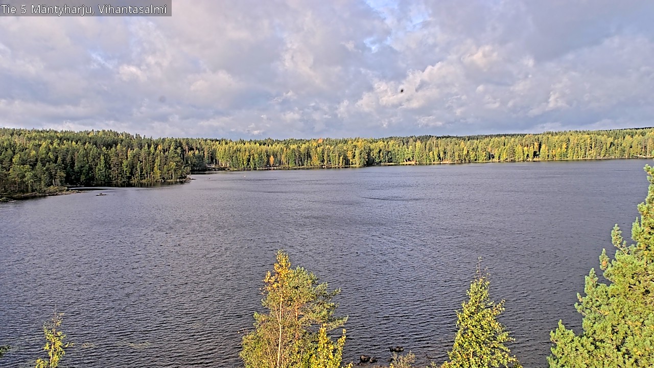 Weather Camera Image Väg 5 Mäntyharju, Vihantasal, Mäntyharju, Etelä-Savo