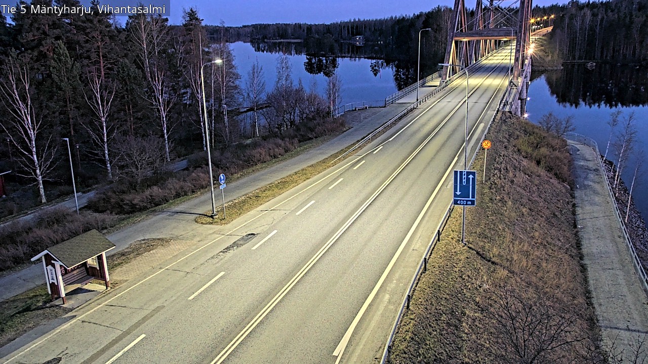 Weather Camera Image Road 5 Mäntyharju, Vihantasalm, Mäntyharju, Etelä-Savo