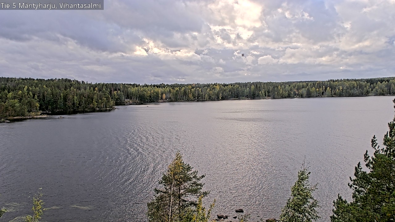 Weather Camera Image Väg 5 Mäntyharju, Vihantasal, Mäntyharju, Etelä-Savo