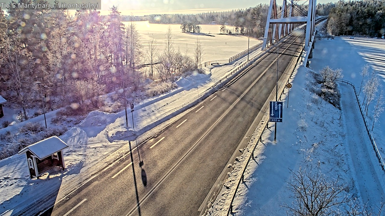 Weather Camera Image Road 5 Mäntyharju, Vihantasalm, Mäntyharju, Etelä-Savo