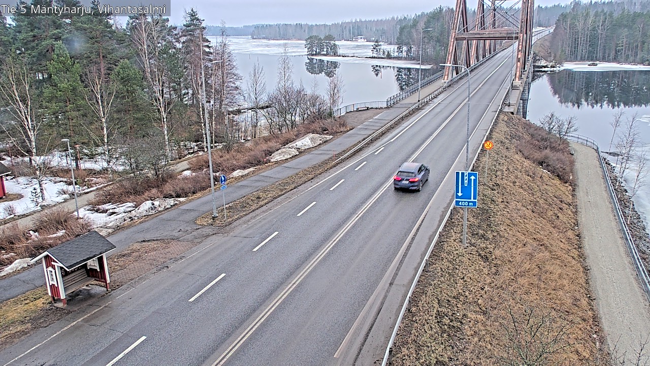 Weather Camera Image Road 5 Mäntyharju, Vihantasalm, Mäntyharju, Etelä-Savo