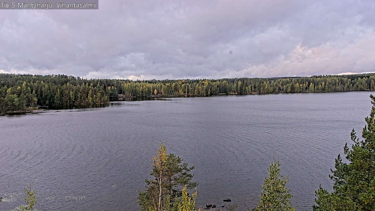 Weather Camera Image Väg 5 Mäntyharju, Vihantasal, Mäntyharju, Etelä-Savo
