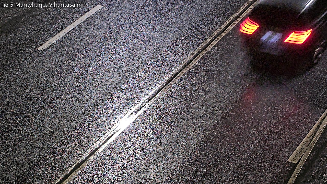 Weather Camera Image Väg 5 Mäntyharju, Vihantasal, Mäntyharju, Etelä-Savo