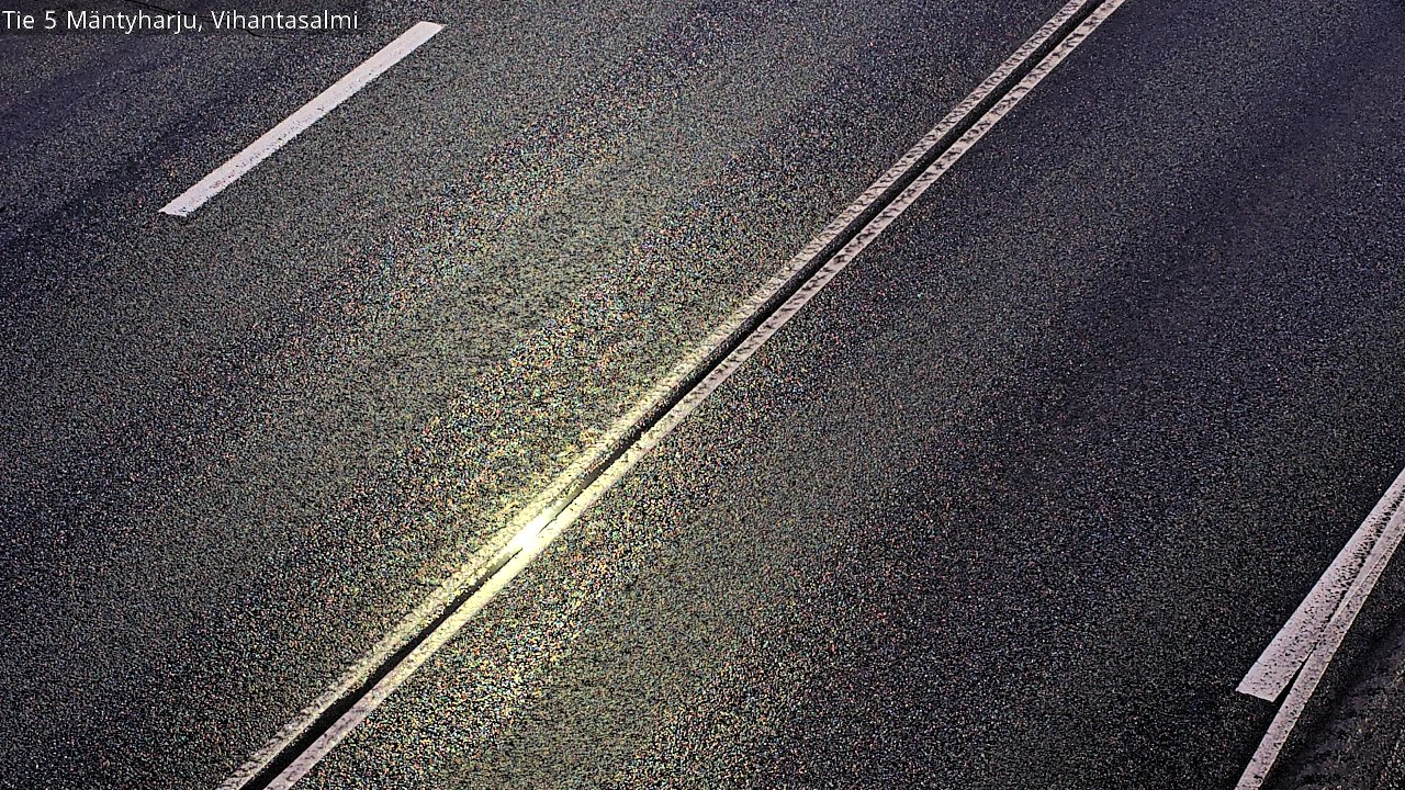 Weather Camera Image Väg 5 Mäntyharju, Vihantasal, Mäntyharju, Etelä-Savo