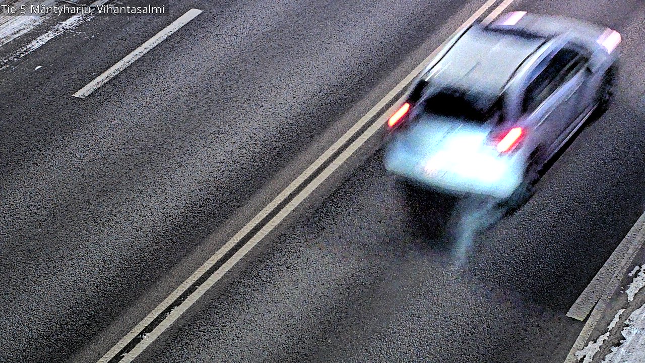Weather Camera Image Väg 5 Mäntyharju, Vihantasal, Mäntyharju, Etelä-Savo