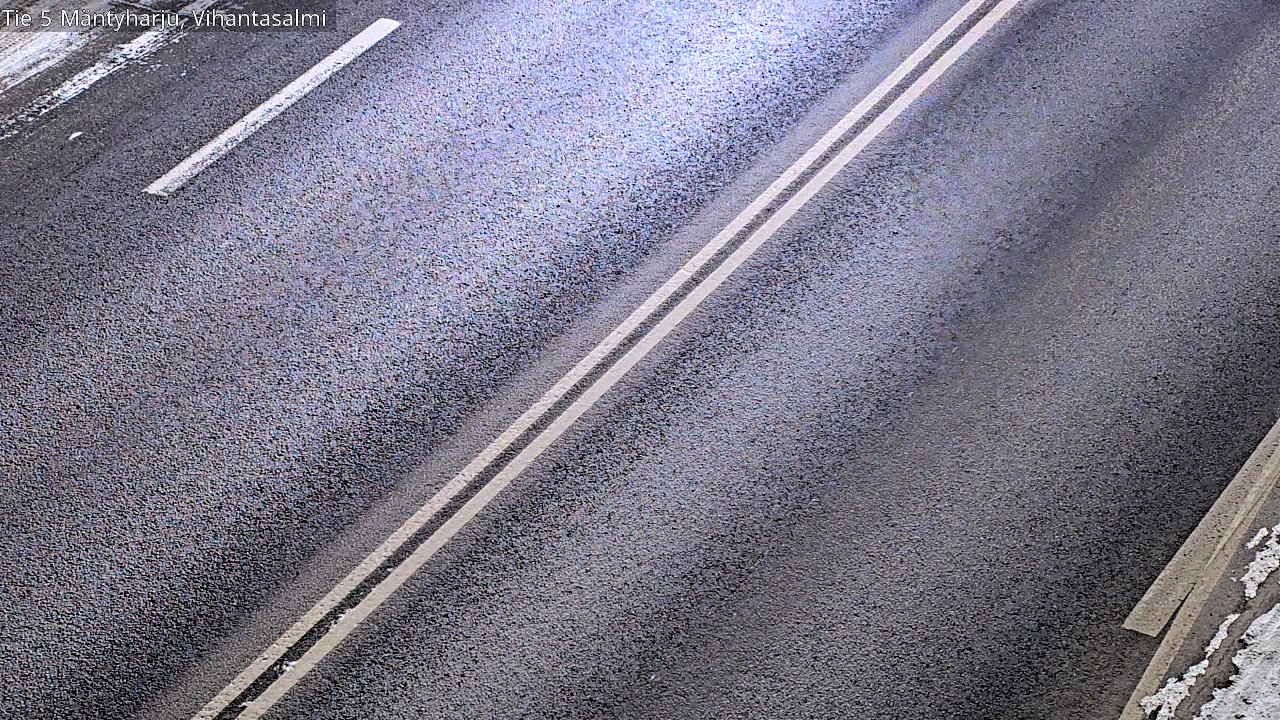 Weather Camera Image Väg 5 Mäntyharju, Vihantasal, Mäntyharju, Etelä-Savo