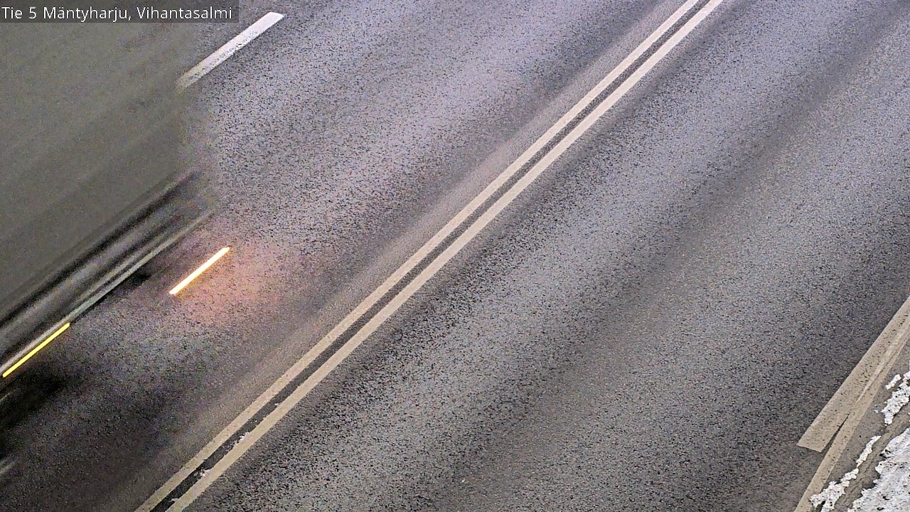 Weather Camera Image Väg 5 Mäntyharju, Vihantasal, Mäntyharju, Etelä-Savo