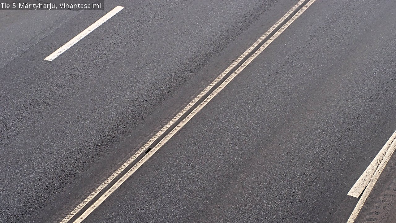 Weather Camera Image Väg 5 Mäntyharju, Vihantasal, Mäntyharju, Etelä-Savo