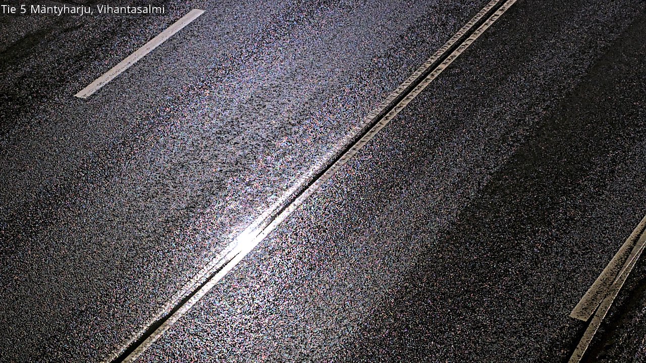 Weather Camera Image Väg 5 Mäntyharju, Vihantasal, Mäntyharju, Etelä-Savo